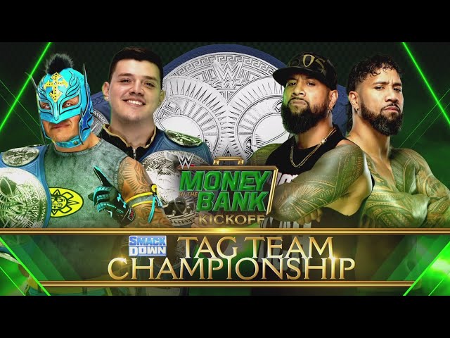 The Mysterios vs The Usos (MITB 2021 Kickoff - Smack Down Tag Team Championship Full Match)
