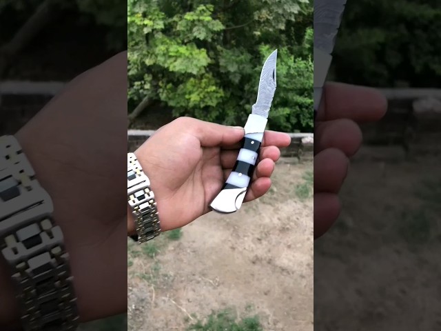 Handmade Damascus Steel 3" Folding Pocket Knife | Folding Knife | Pocket Knife