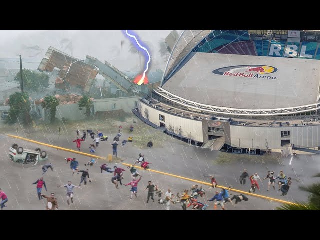 Germany mourns! Euro 2024 in chaos! A powerful storm and hail in Leipzig
