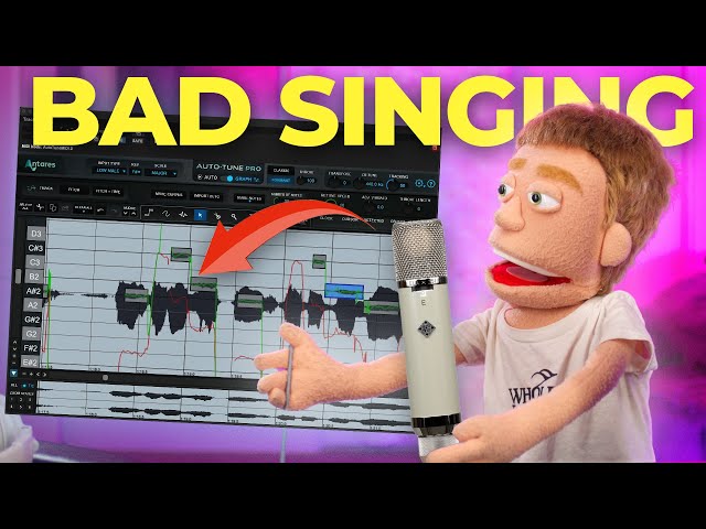 Can AutoTune Fix BAD SINGING?!? BEFORE & AFTER | Vocal Pitch Correction Tutorial