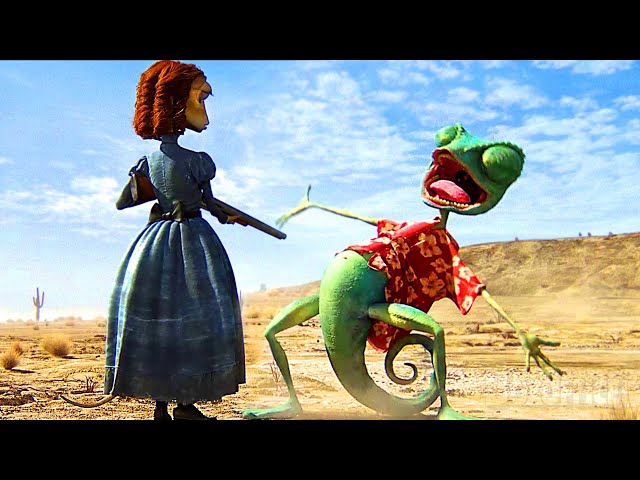 Rango the Chameleon meets Beans the female Iguana