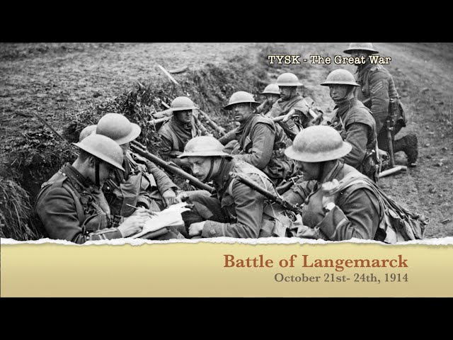 1914-38  Battle of Langemarck 21 October - 24 October 1914