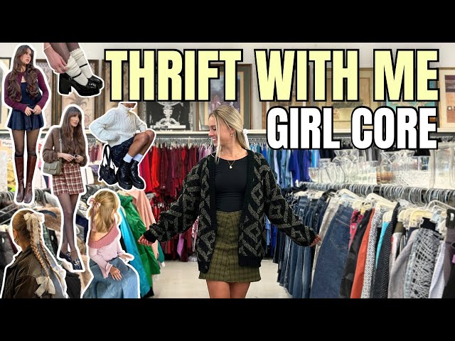 Winter Thrift With Me + Try on Girly Pinterest Aesthetic