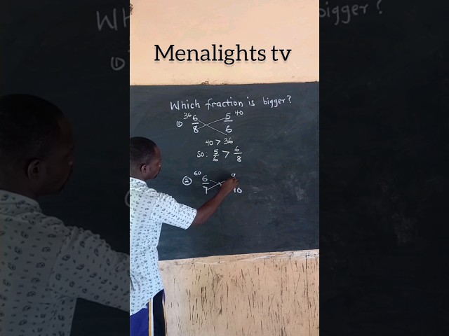 Which One Is Greater #fractions #tricks #viralvideo #menalightstv #maths