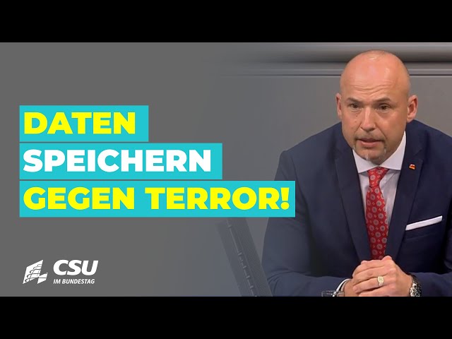 Alexander Hoffmann: Daten speichern gegen Terror!