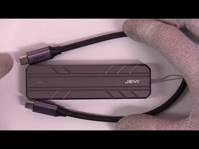 JEYI M.2 NVMe Enclosure USB-C 10Gbps Unboxing, Inspection, Install and Test