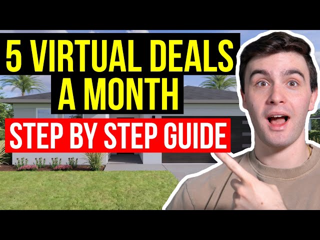Virtual Wholesaling 5 Deals a Month! (Step by Step Breakdown) | Flip with Rick