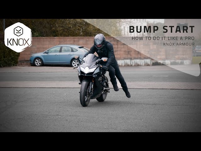 How to bump start a motorcycle like a PRO | KNOX armour