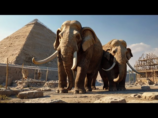 Mammoths at the Pyramids