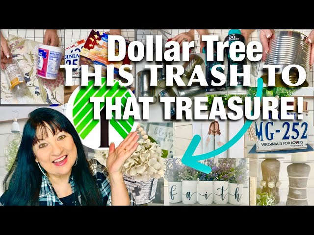 7 DOLLAR TREE DIY TRASH TO TREASURE HOME DECOR