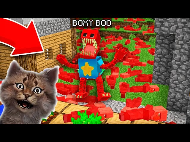 BOXY BOO KÖY BASKINI YAPIYOR - 100 BOXY BOO ENDER EJDERHASINA SALDIRIYOR / Minecraft
