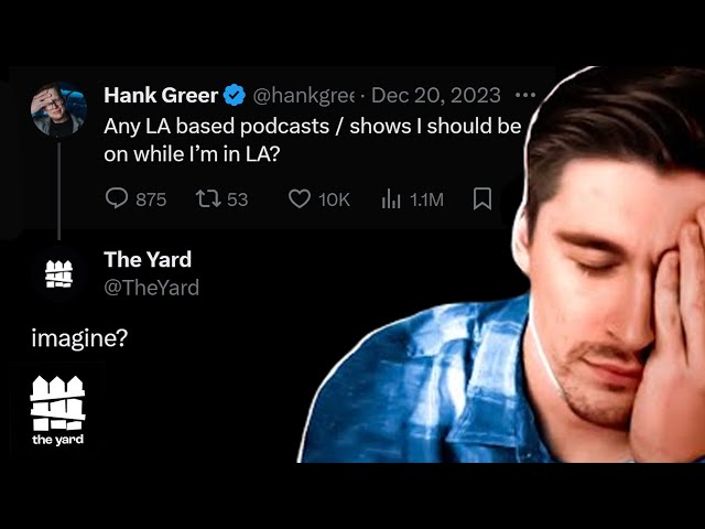 Hank Green doesn't know us.