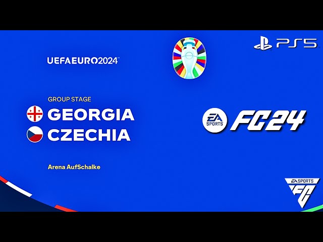 FC 24 - Georgia vs. Czechia - EURO 2024 Group Stage Matchday 2 Match | PS5™ [4K60]