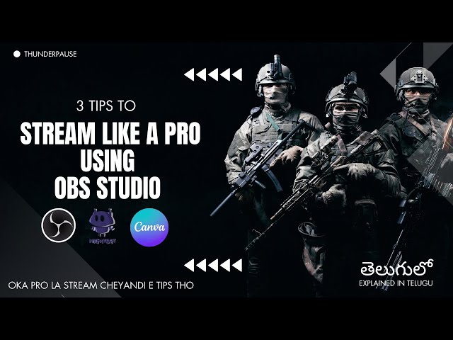 Stream Like a Pro using OBS Studio, Canva and Nightbot [Tips &Tricks]