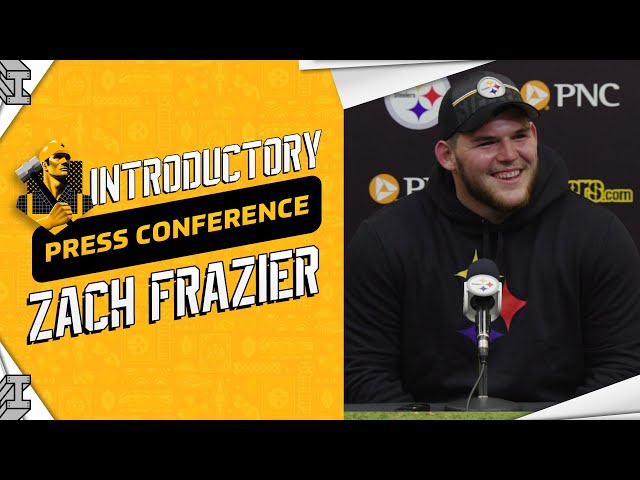 Zach Frazier's Introductory Press Conference | Pittsburgh Steelers