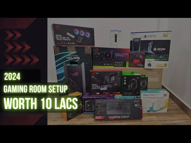 My New Gaming Setup & Room Tour! - 2024 | Unveiling My Geek Paradise 🎮✨