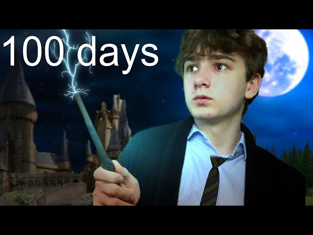 I Spent 100 Days in Hogwarts Legacy