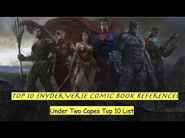 Top 10 SnyderVerse Comic Book References (UTC News Episode 23)