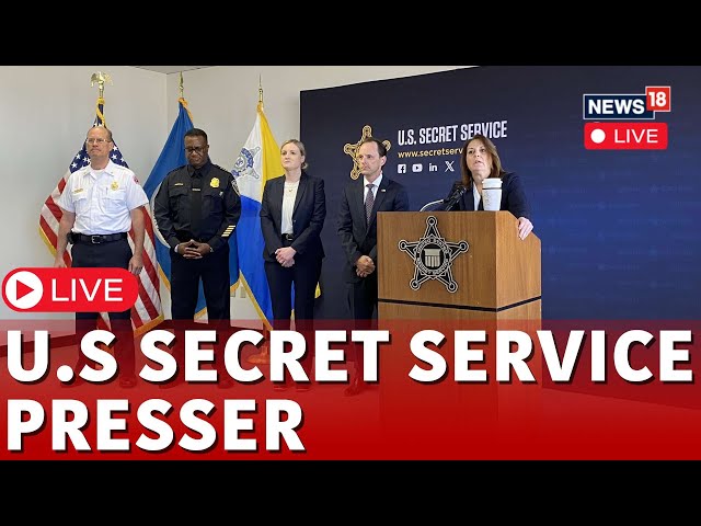 US News Live | US Secret Service & Milwaukee Public Safety Officials Press Conference Live | N18G