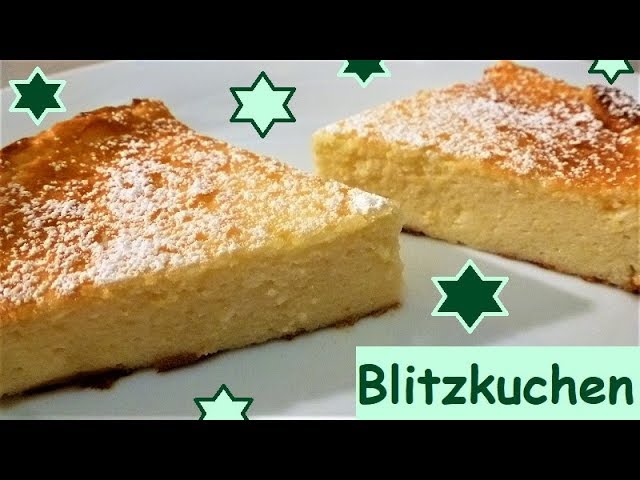 Blitzkuchen: Quarkkuchen ohne Boden, in 10 Minuten bereit für den Ofen! Curd cake without a bottom