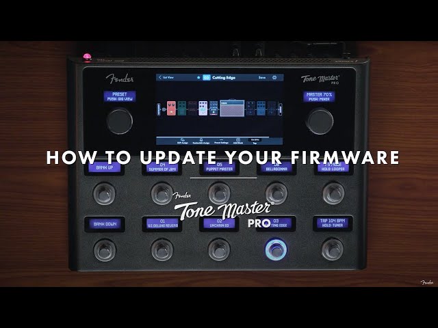 How To Update Your Firmware | The Tone Master Pro | Fender