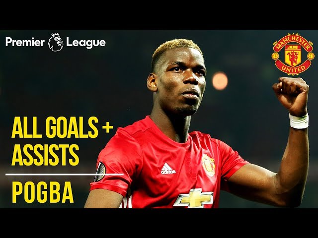 Paul Pogba | All Premier League Goals + Assists | Manchester United | WC 2018