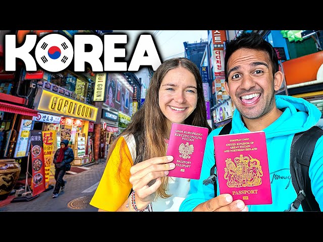 Arriving Into Seoul for the FIRST TIME 🇰🇷 We Can't Believe This Is Korea! (한국어 자막)