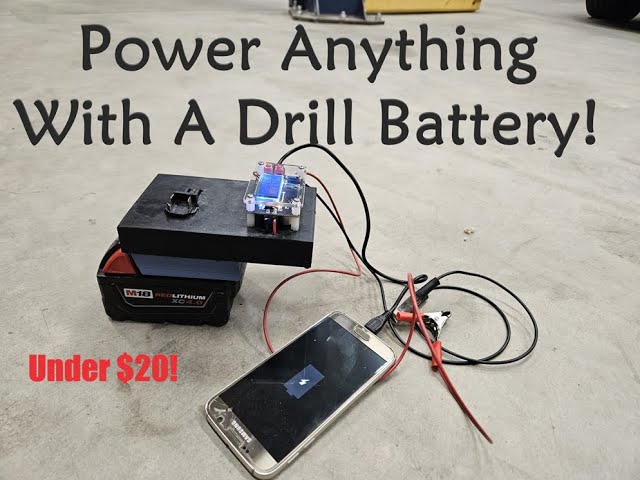 Power & Charge ANYTHING With Drill Battery!