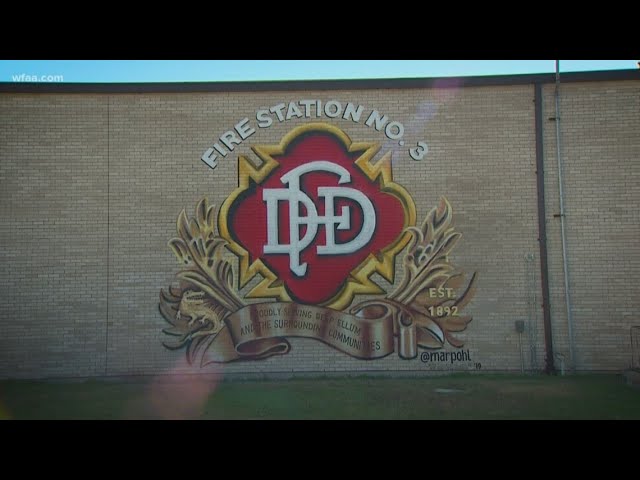 New Deep Ellum mural tells the story of a gator and Dallas Fire Station No. 3
