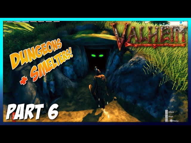 Valheim - 6 - The Burial Chambers! and a Smelter!