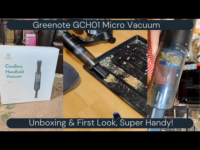 Greenote GCH01 7v Micro Vacuum Cleaner! Unboxing & First Look #greenote #cordlessvacuum