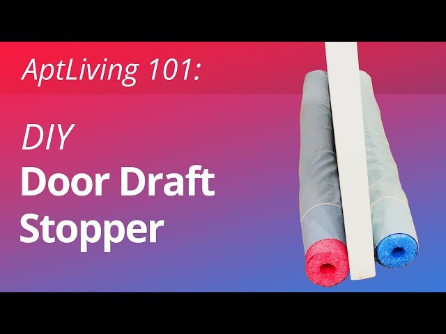 DIY Door Draft Stopper