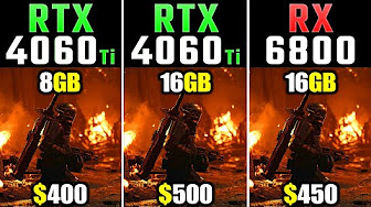 RTX 4060 TI 16GB Gaming Benchmarks