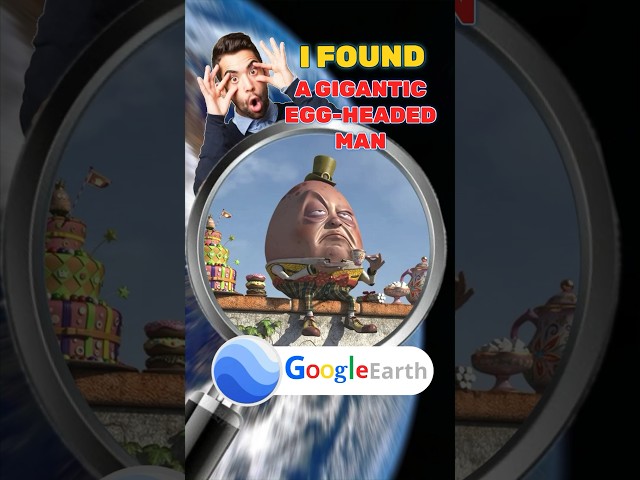 😵‍💫 Giant Egg-Head Man on Google Maps 🌎 #googleearth #googlemaps #googlestreetview #streetview