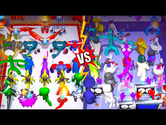 Merge Color Friends Mods Vs Merge Monster Rainbow Friends, Merge Battle Gameplay