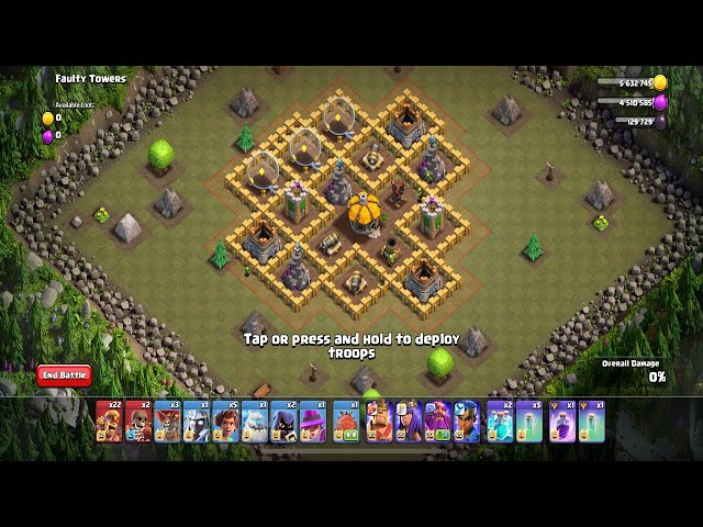 How to beat Faulty Towers Clash of clans