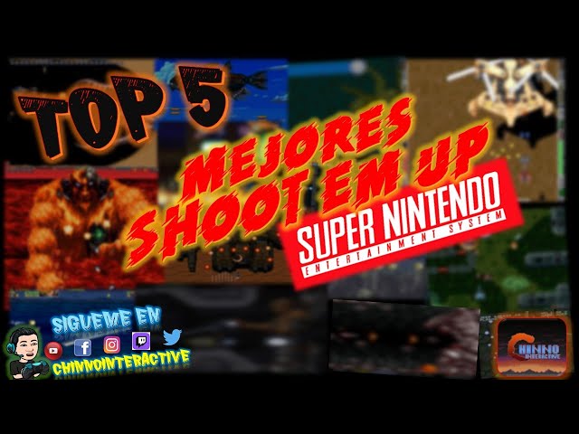 TOP 5.  MEJORES SHOOT EM UP DE LA SUPER NINTENDO / SNES