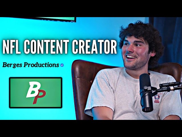 Viral NFL Content Creator Berges.Prod REVEALS his Quality Settings, George Pickens Fandom, AND MORE!