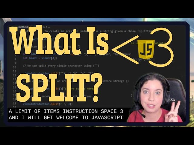 What is the .SPLIT String Method? | JavaScript in LESS-THAN 3 Minutes | Beginner JavaScript Series
