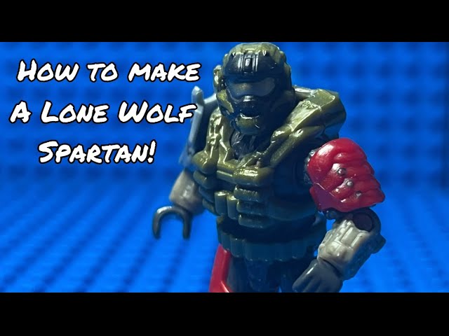 How to Make a Lone Wolf Spartan! |Halo Mega Construx