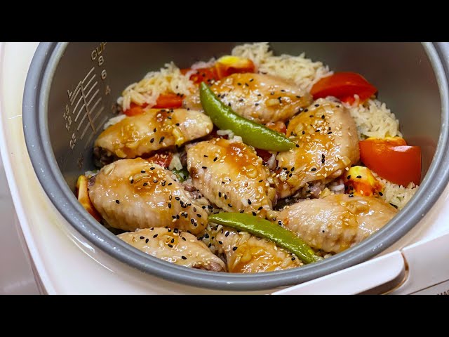 Sour Plum Chicken Wings Rice Cooker Recipe In 4K HDR