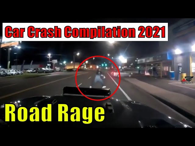 Car Crash Compilation 2021 #121 February road rage