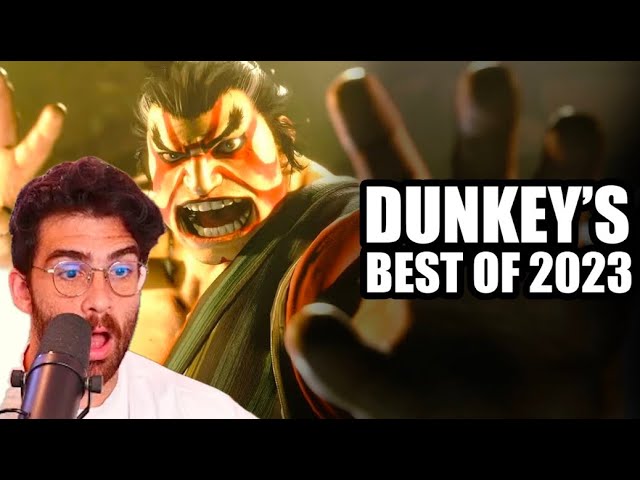 HasanAbi reacts to Dunkey's Best of 2023 | videogamedunkey