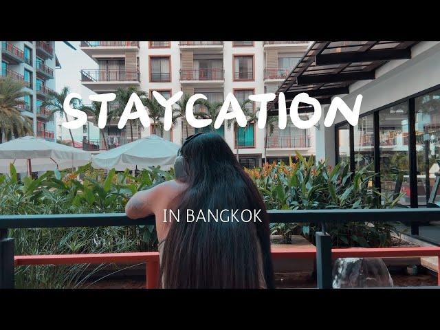 staycation Vlogในกรุงเทพย่านรัชดา | ทำอาหารกินเองคนเดียว 🙋🏽‍♀️