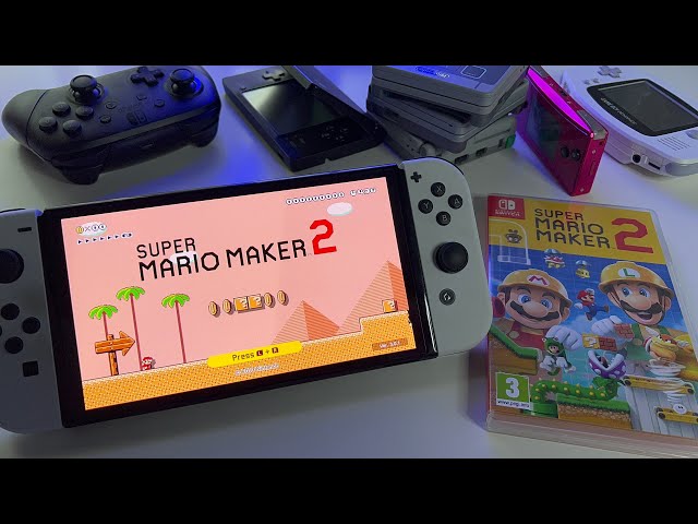 Super Mario Maker 2 | 4 min Review | Switch OLED handheld gameplay
