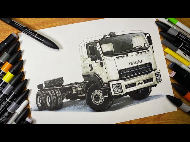 Drawing  ISUZU FVZ Series Truck
