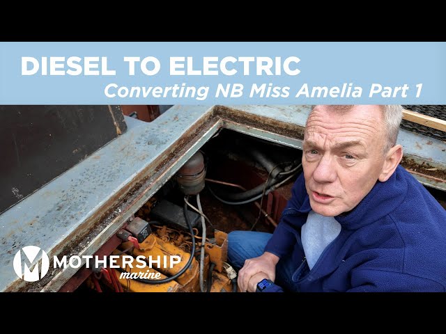 Diesel Narrowboat gets a New Electric Motor | Converting Miss Amelia Part 1
