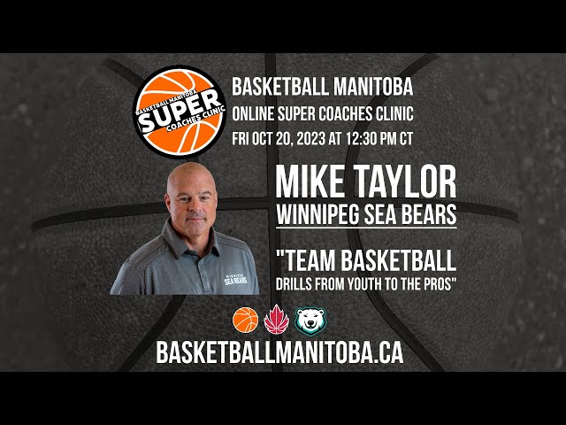 Mike Taylor - Team Basketball Drills from Youth to Pro - Super Coaches Clinic