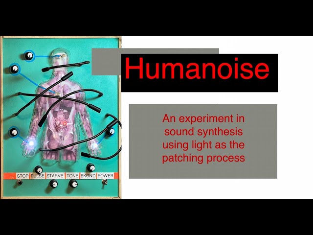 The Humanoise. My experimental noise device using LDRs and LEDs to alter synthesizer parameters