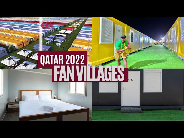 A tour of the FIFA Fan Village Cabins Free Zone in Qatar